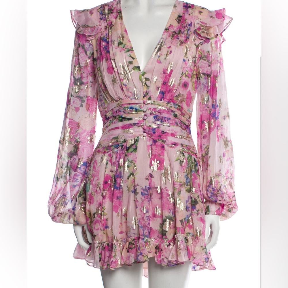 Rococo Sand Ruched Mini Dress